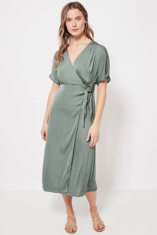 Robe portefeuille Gris foncé