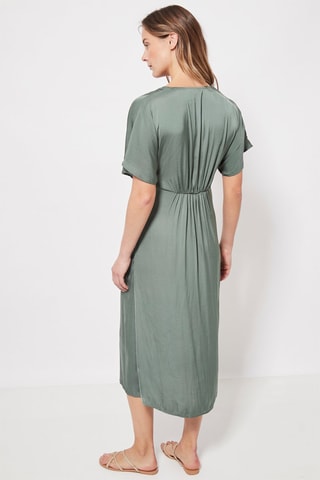 Robe portefeuille Gris foncé