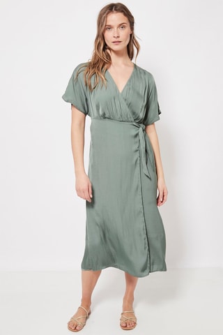 Robe portefeuille Gris foncé