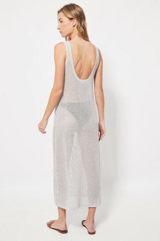 Robe midi Blanc