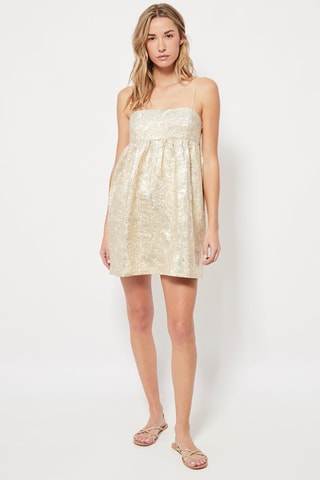Robe patineuse Beige