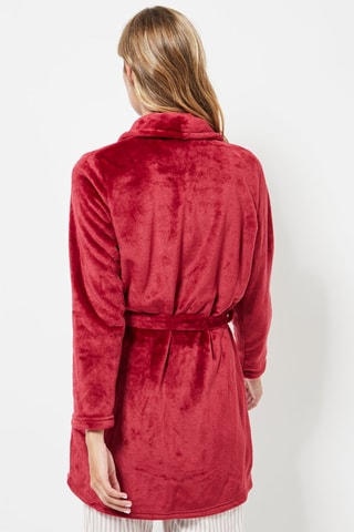 Peignoir polaire - Rouge