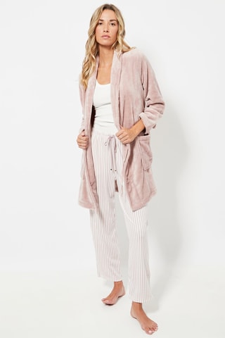 Peignoir polaire - Rose