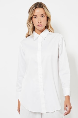 Chemisier relaxed - Blanc