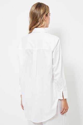 Chemisier relaxed - Blanc