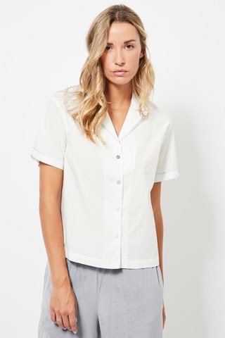 Chemise de pyjama - Blanc