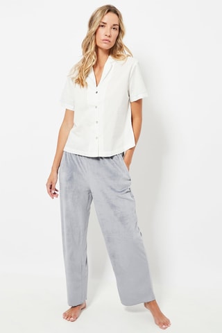 Chemise de pyjama - Blanc