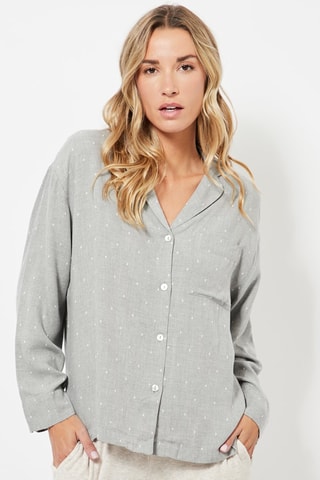 Chemise de pyjama - Gris
