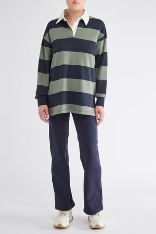 Polo - Bleu marine et kaki