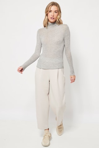 Sous-pull Gris clair chiné