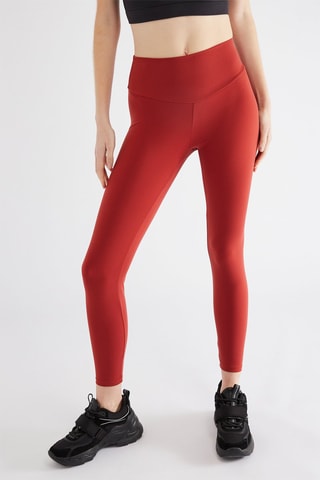 Legging taille haute - Rouge