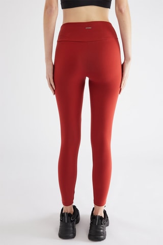 Legging taille haute - Rouge