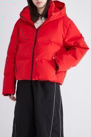 Doudoune à capuche - Rouge