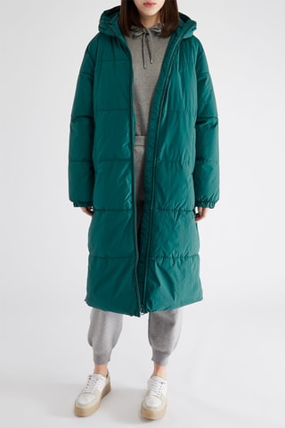 Doudoune longue - Vert