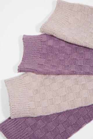 2 paires de chaussettes - Violet et rose clair