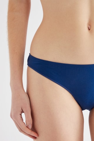 7 culottes - Bleu pétrole, gris clair chiné et blanc