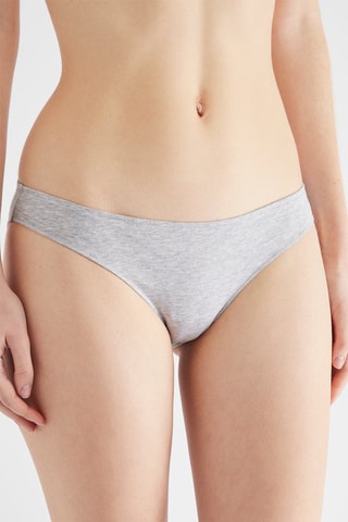 7 culottes - Bleu pétrole, gris clair chiné et blanc