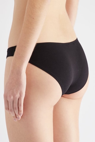 3 culottes - Noir et rose