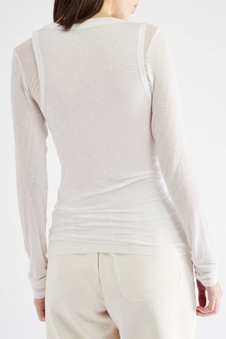 T-shirt trompe-l’œil - Blanc