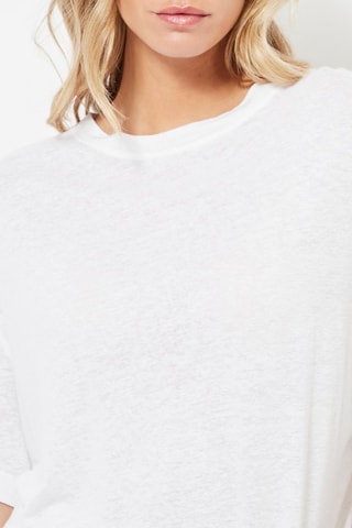 T-shirt en lin - Blanc