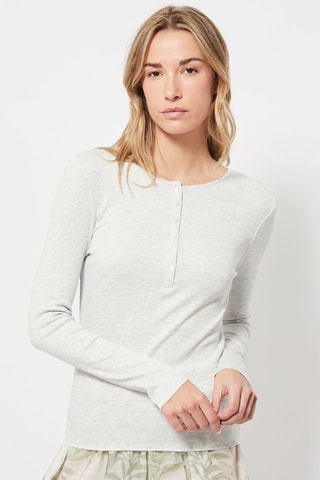 T-shirt Gris clair chiné