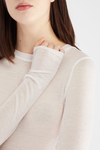 T-shirt - Blanc chiné