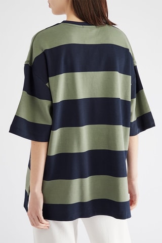 T-shirt - Bleu marine et kaki