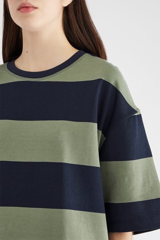 T-shirt - Bleu marine et kaki