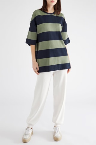 T-shirt - Bleu marine et kaki