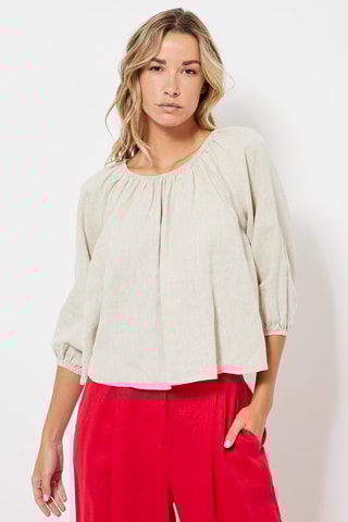 Blouse en lin - Ivoire