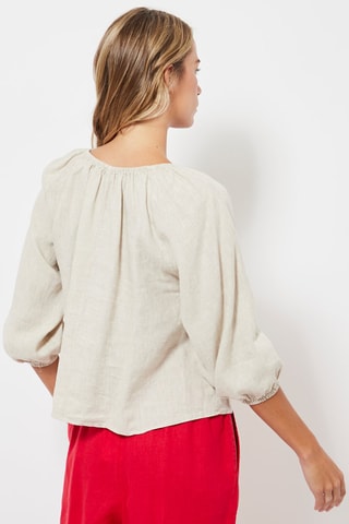 Blouse en lin - Ivoire