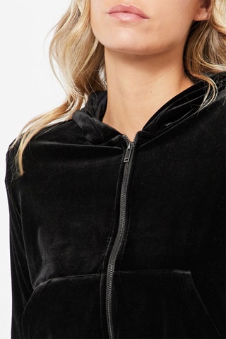 Sweat en velours - Noir