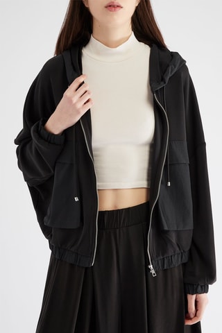 Sweat à capuche - Noir