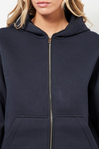 Sweat à capuche - Bleu marine