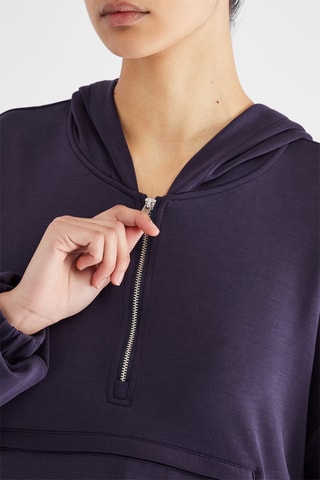Sweat à capuche - Violet