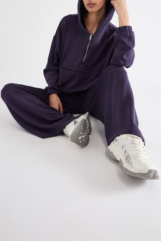 Sweat à capuche - Violet