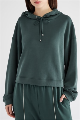 Sweat à capuche - Vert foncé