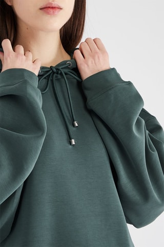 Sweat à capuche - Vert foncé