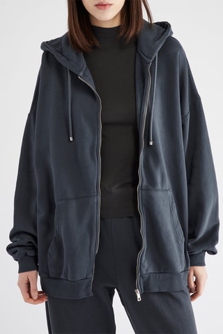 Sweat à capuche - Bleu marine