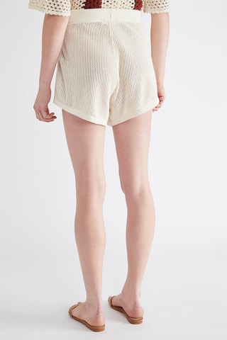 Short taille haute - Ecru