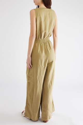 Combinaison en lin - Beige