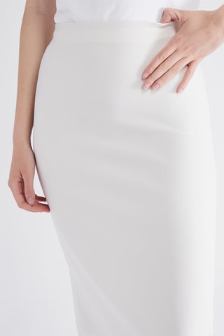 Jupe midi - Ecru