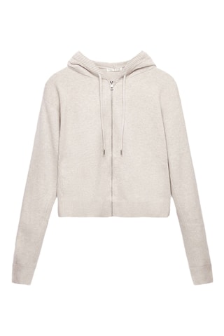 Sweat à capuche - Ecru