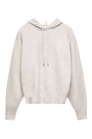Sweat à capuche - Ecru