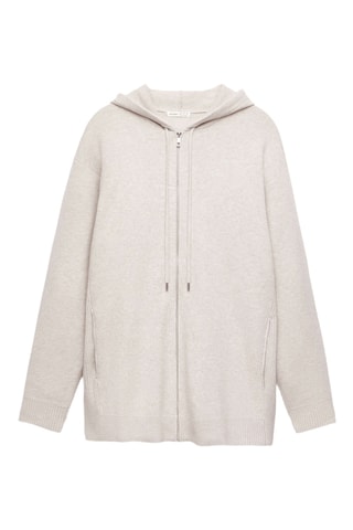 Sweat à capuche - Ecru