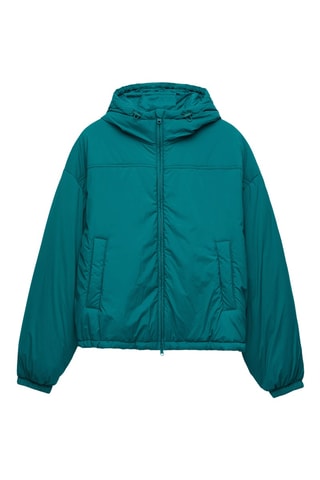 Veste à capuche - Vert foncé