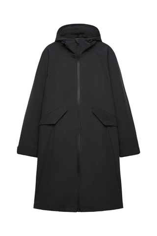 Imperméable à capuche - Noir