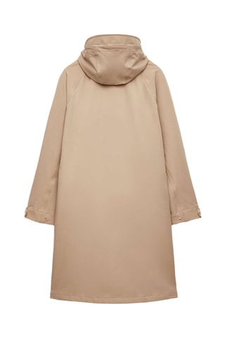 Imperméable à capuche - Beige