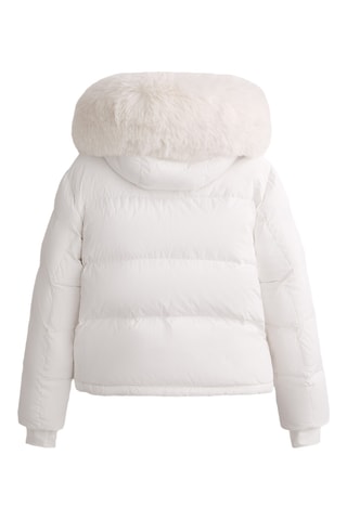 Doudoune à capuche - Blanc