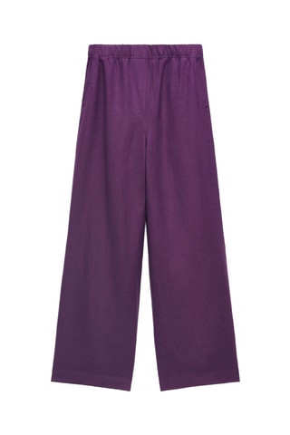 Pantalon en lin - Violet